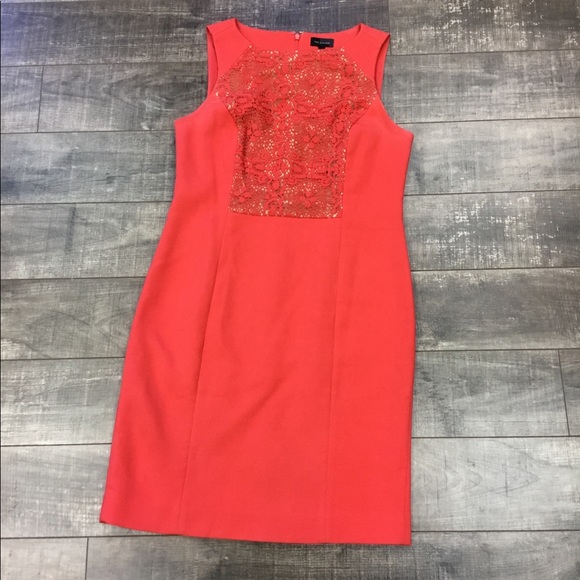 The Limited Dresses & Skirts - Salmon, lace front dress